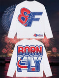 BORNFLY “4th of July” Long Sleeve Tee